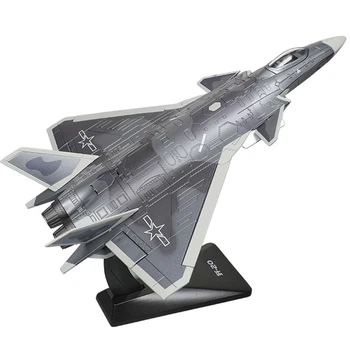 Модель винищувача Chiyumoxing J-20, іграшка зі сплаву літака, колекційна військова модель, екшн-фігурка, подарунок для хлопчиків