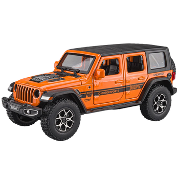 Іграшка позашляховика Chiyumoxing Jeep Wrangler, реалістична модель автомобіля, модель невеликого легкосплавного автомобіля, подарунок для хлопчиків
