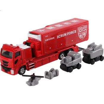 TAKARA TOMY, Модель автомобиля из сплава, расширенная версия № 121, пожарная машина скорой помощи, 189398