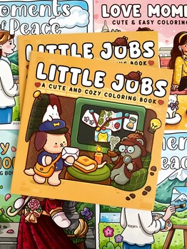 Розмальовка Cozy антистрес Little Jobs "Маленькі роботи"