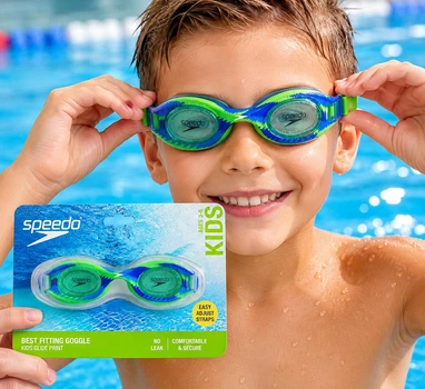 Дитячі окуляри для плавання SPEEDO, сонцезахисні окуляри/просте регулювання, сині, 3-6 років