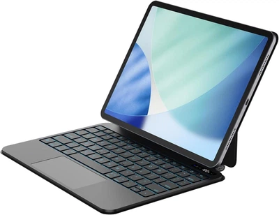 Клавіатура-чохол Bettdow Magnetic Style для iPad Pro 12,9" з трекпадом та RGB підсвічуванням чорна