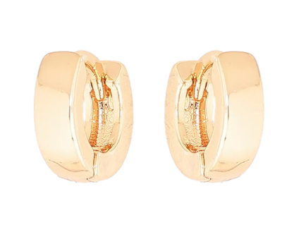 Сережки Xuping з медичного золота Колір 18K колечка, жіночі або дитячі