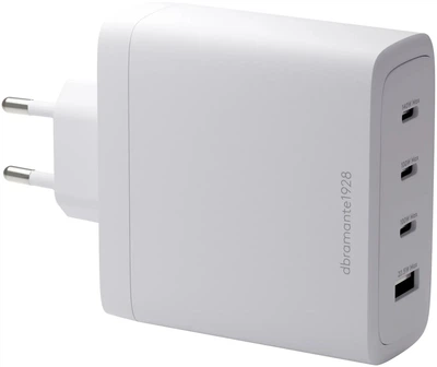 Ładowarka Dbramante1928 re-charge IT 3xUSB-C + USB-A 140W GaN White (CI14EUBL7234)