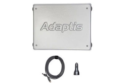 Комплект Adaptis MiniKit для Starlink Mini (Корпус + Кабель Type-C + Автомобільний зарядний пристрій GP-CC160 160W) сірий
