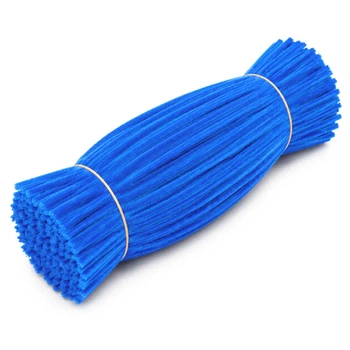 Синельний дріт 100шт синій 30 см (СП/blue/07)