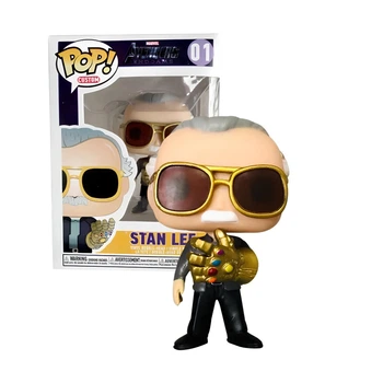 Фигурка-Башкотряс Стен Ли и Перчатка Бесконечности. Фанко Поп Стен Ли. Funko POP Marvel. Stan Lee