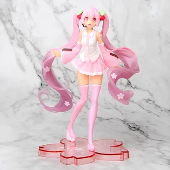 Коллекційна аніме-фігурка Miku Hatsune Сакура, фігурка Hatsune Miku Sakura 15см