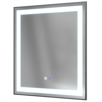 Дзеркало для ванної кімнати Van Mebles LED 4 800x800 прямокутне, з сенсорним керуванням