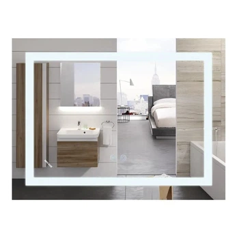 Дзеркало для ванної кімнати Mixxus Warm MR12-90x70-REVERSE 900x700 прямокутне, з LED-підсвічуванням та антизапотіванням (MI6675)