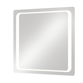 Дзеркало для ванної кімнати Van Mebles LED 2 800x800 квадратне, з фронтальною LED-підствідкою