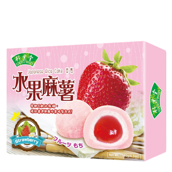 Пирожное Моти Bamboo House Mochi Strawberry со вкусом клубники 180г