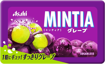 Мятные конфеты Asahi MINTIA Grape со вкусом винограда 30 шт