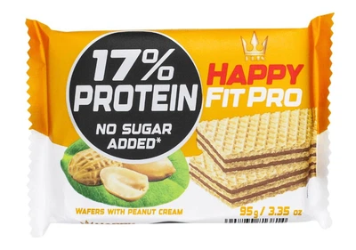 Вафли Flis Happy Fit Pro с арахисом 95г