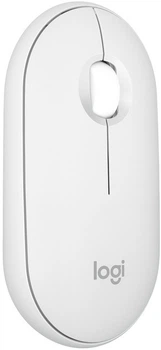 Мышь компьютерная безпроводная Logitech Pebble Mouse 2 M350s Tonal White L910-007013 белая 5231285