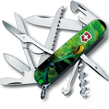 Нож Victorinox Huntsman Zodiac Змея Green (1049-Vx13713.3_Z4310pk)