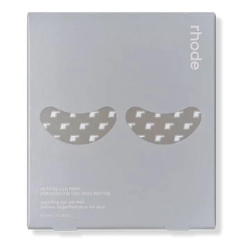 Патчі для шкіри навколо очей RHODE Peptide Eye Prep Gray 6 пар з пептидами для зволоження та свіжого погляду