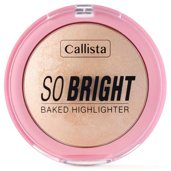 Хайлайтер Callista So Bright Baked Highlighter - 01 Snowy Glowy Light (10 г)