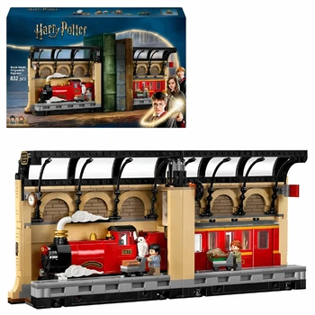Конструктор Harry Potter Бук нук: Хогвартс-экспресс, платформа, фигурки, 832 детали (99935)