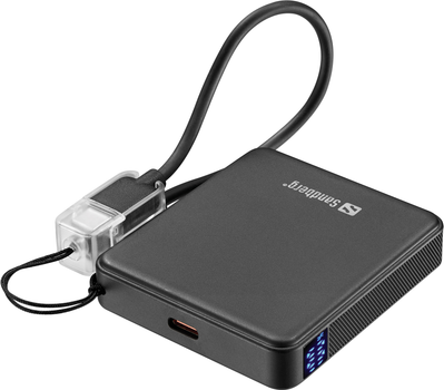 Powerbank Sandberg Nano 5000mAh PD 20W Black (5705730421334)