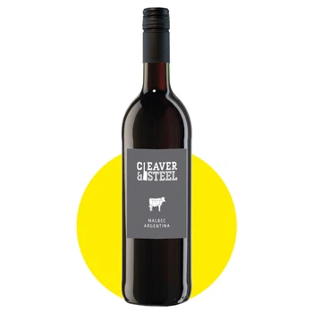 Вино Кливер & Стил Мальбек/Cleaver & Steel Malbec красное сухое, 0,75л, 13,5%