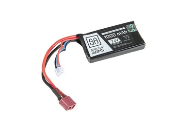 Акумулятор LiPo Specna Arms 7.4V 1000mAh 30/60C T-Connect 6мм Чорний