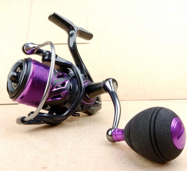 Котушка риболовна SOUGA PURPLE FLAME PFL1000 з Миттєвим стопом фідерна до моря та річки рибальства спінінга ультралайта риболовна поплавкової вудочки
