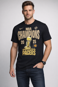 Чоловіча футболка Nike NBA Champions Indiana Pacers чорна S