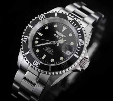 Механические часы Invicta 8926OBXL Pro Diver Automatic 43 мм. Gold Black 200 MT