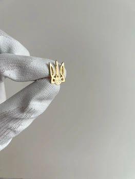 Значок «Збірна України з футболу» з позолотою