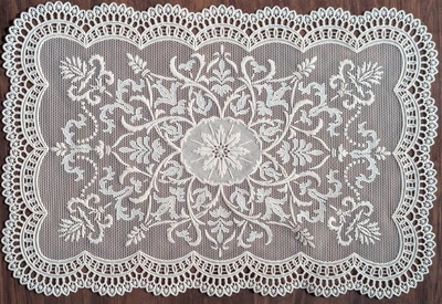 Вінілова серветка бежева 30×45 см, з визерунком, Модель S106B