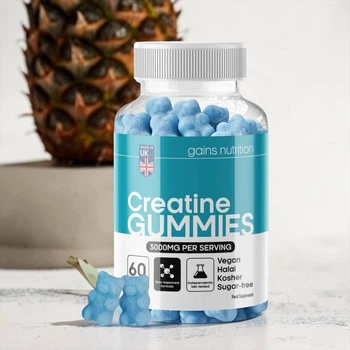 Креатин Gains Nutrition Creatine Gummies 3000 мг без сахара 60 шт