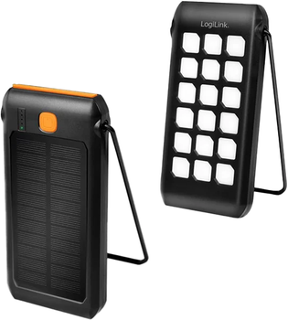 Powerbank Logilink Solar PA0273 10000 mAh Black (4052792066456)