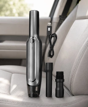 Автопылесос Rias Vacuum Cleaner JB-80 / Аккумуляторный автомобильный пылесос 60 Вт