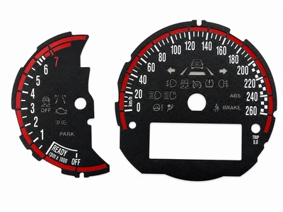 Шкалы-заменители миль на км Mini Cooper F55 F56 F57 F60 F54 M-Style