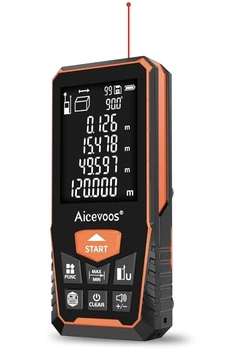Лазерный дальномер Aicevoos AS-S7 (рулетка) с электронным углом, красный луч