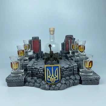 Сувенірний мінібар з моделлю гаубиці 2С22 Богдана-Б (11566)