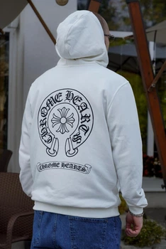 Чоловіче худі Chrome Hearts Білий Розмір XS (CHRH023)