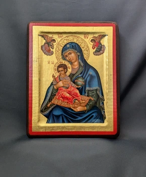 Писаная Корфская икона Пресвятой Богородицы (Керкира) 16×20 см