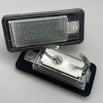 Подсветка номера LED для AUDI (Ауди) A3 A4 A6 A8 Q7 8E0807430A 8E0943021B фонарь подсветки номера 2 штуки