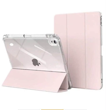 Чохол Comma для iPad 10 10.9 2022/iPad 11 11” 2025/26 Joy PU with Pencil Slot Series Pink