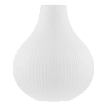 Ваза Ardesto Lucca 16.5 х 19.5 см фарфор белый (AR3814W)