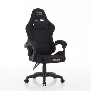Комп'ютерне геймерське крісло з тканини EXTREME X-TR чорний