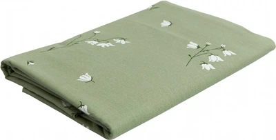 Простирадло Moon&Star Green Bloom Бязь Gold Люкс 150х220 см (MS-860000513)