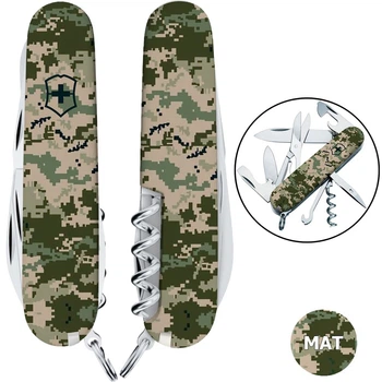Складаний ніж Victorinox CLIMBER ARMY Піксель 1.3703.3.W3940p