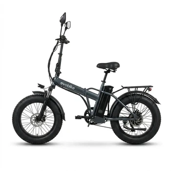 Электровелосипед EvoBike Storm V8S (1000W, 48V, 18Ah) Фетбайк Черный