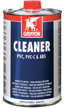 Очищувач-знежирювач Griffon Cleaner для ПВХ, PVC-C та ABS, 1 л