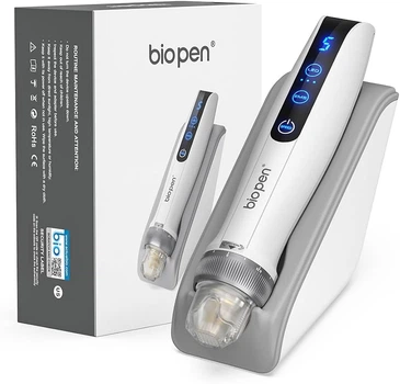 Мікронідлінгова ручка Bio Pen Q2 3-в-1 – дермапен з електропорацією EMS та світлодіодною терапією