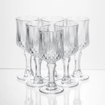 Набор рюмок на ножке Vintage Crystal для крепких напитков 6 штук 50 мл Yiwu HP-34-75