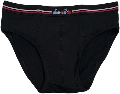 Трусы слипы для мужчины Diadora LYCRA® BDO91329 XXL Черный